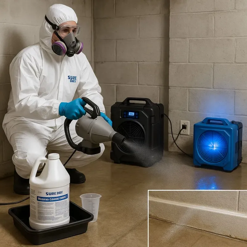 Sanitization and Odor Removal process in Springfield, MA